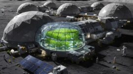 Sustaining Life on the Moon: A Habitat Design