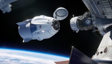 Axiom-4 Astronauts Aboard SpaceX Crew Dragon Successfully Dock with International Space Station