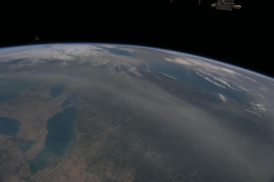 Massive Dust Clouds Over Canada and the U.S.