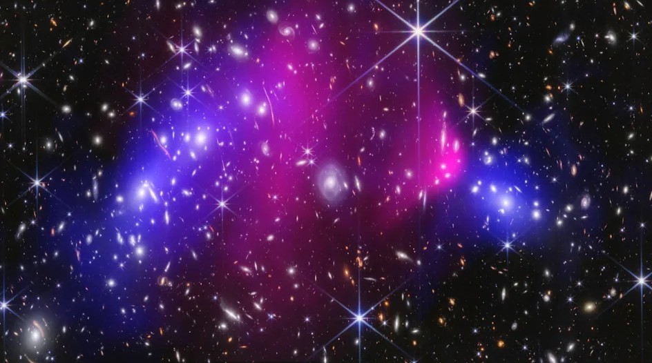 JWST Captures Titanic Collision of Galaxy Clusters in Unprecedented Detail