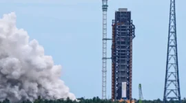 China Takes Major Step Toward Moon Landing with Seven-Engine Rocket Test