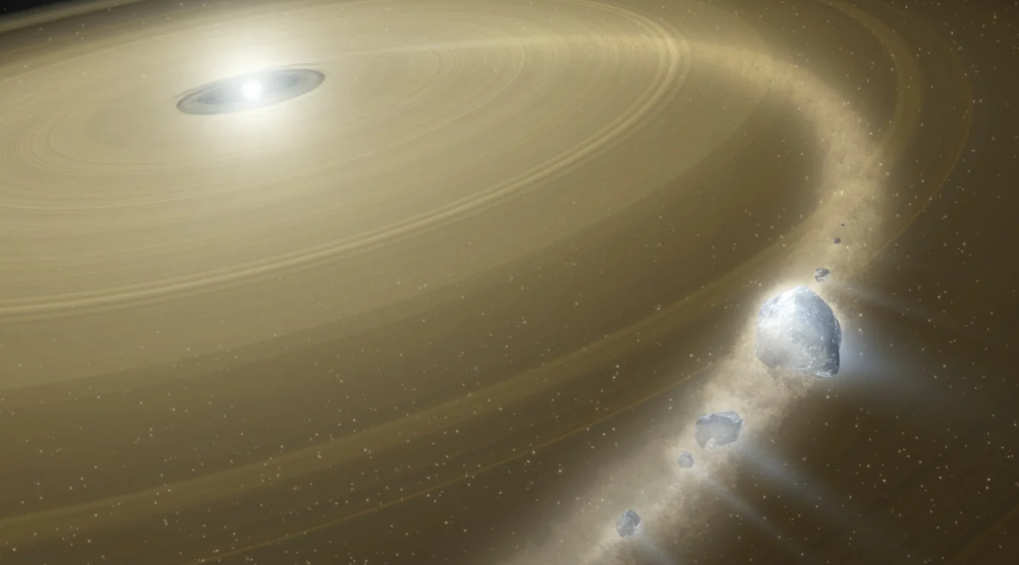 Hubble Observes Destruction Around White Dwarf