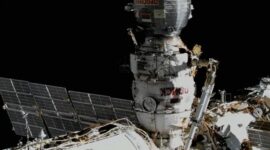 Russian EVA Success: Semiconductor Experiment Online, HDTV Jettisoned.