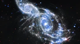 James Webb Unveils the Violent Beauty of a Galactic Smash-up