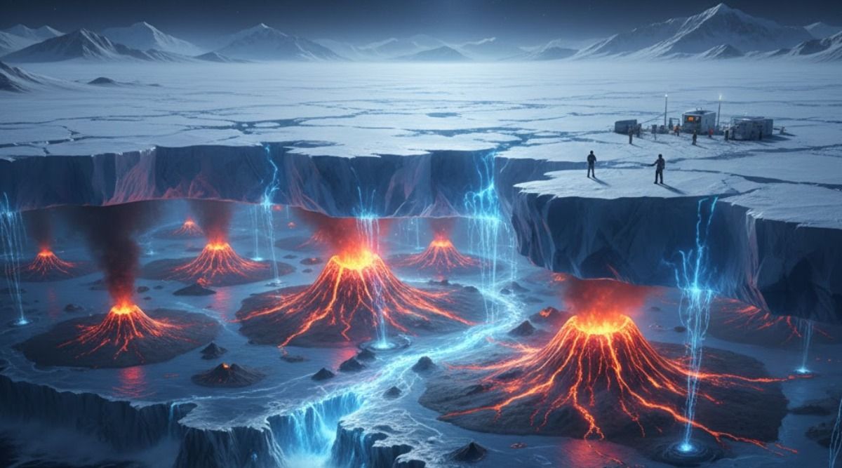 207 Volcanoes Hidden Under Antarctic Ice