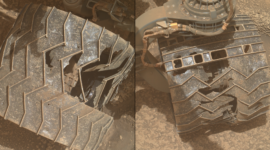 NASA’s Curiosity Rover Sends Stark Images of Cracked Wheels After 14 Years on Mars