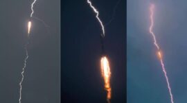 China’s Rocket Shrugs Off Lightning, Nails Orbit Insertion