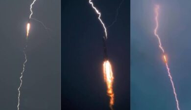 China’s Rocket Shrugs Off Lightning, Nails Orbit Insertion
