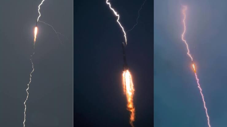 China’s Rocket Shrugs Off Lightning, Nails Orbit Insertion