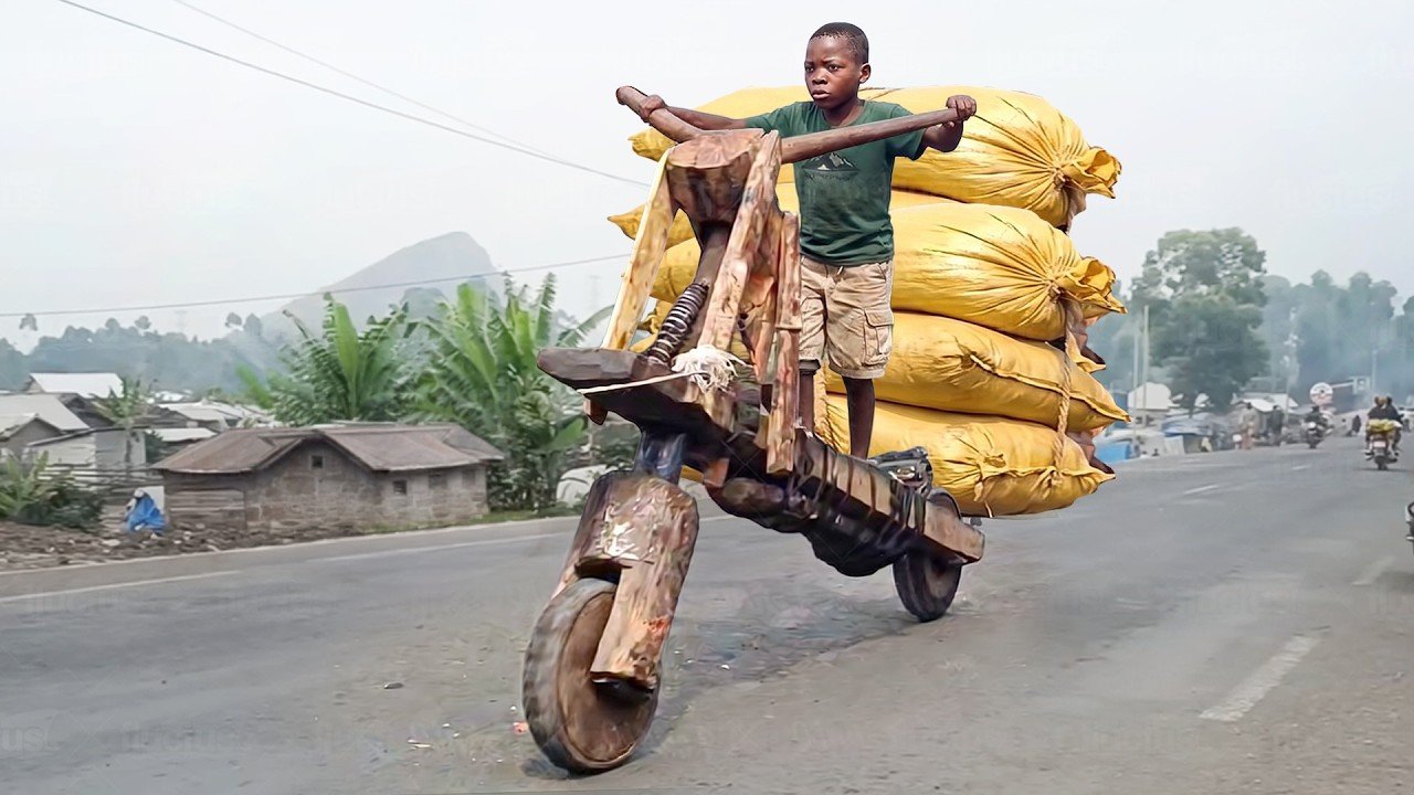 The Chukudu Chronicles: How Congo’s $50 Handmade Wooden Scooter Powers a Regional Economy