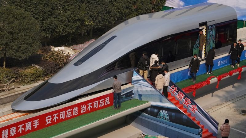 China’s Experimental Maglev Train Shatters Record, Hits 800 Kmph in Just 5 Seconds