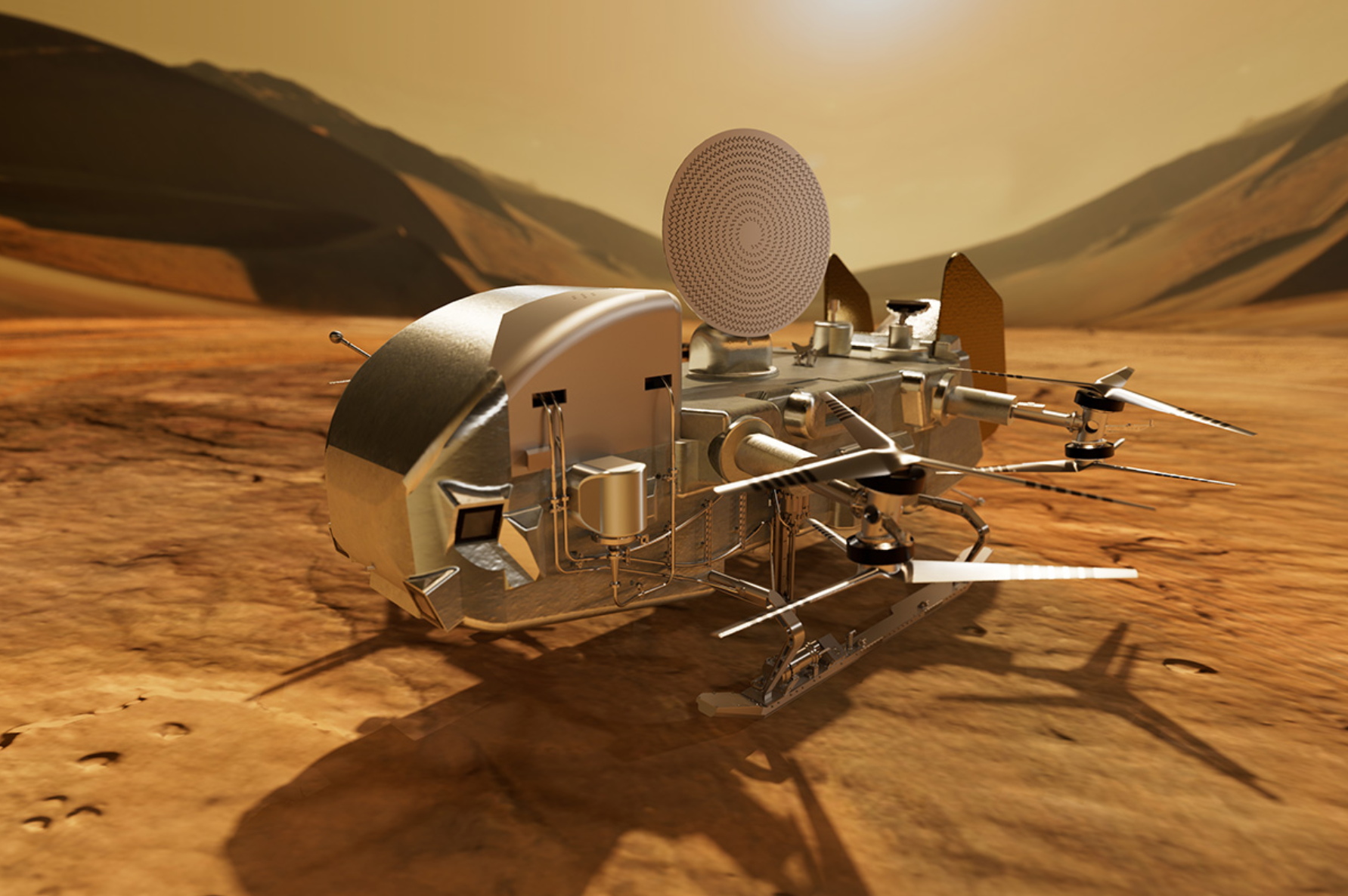NASA Announces 2028 Nuclear-Powered Mars Mission to Deploy Three Autonomous Helicopters
