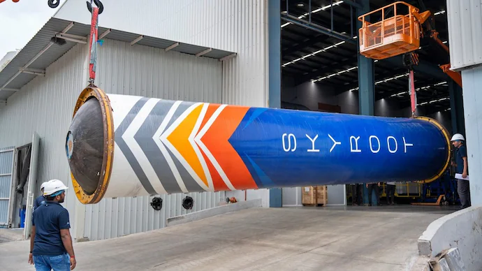 Skyroot’s Second Vikram-1 Stage Arrives at Sriharikota