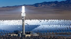 Giant Mirror Fields That Bank the Sun’s Heat for the Night