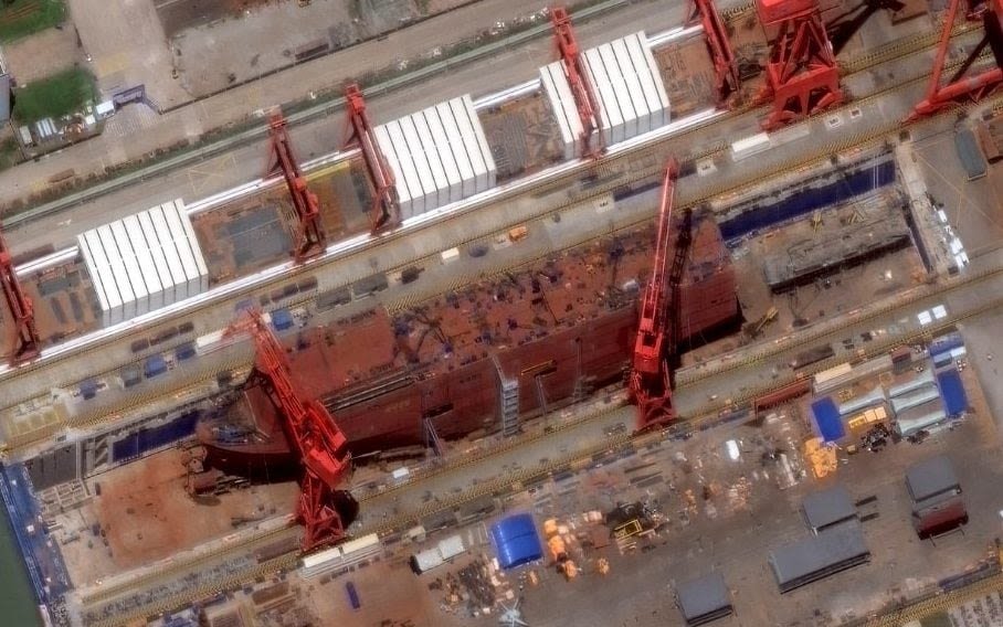 China Builds World’s First Mothership Designed to Launch Submarine Drones