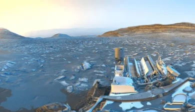 NASA Releases Panoramic Images Showing a Full Day on Mars