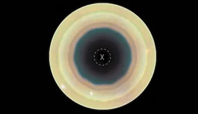 Hubble and Amateur Astronomers Reveal a 10-Sided Cloud Structure at Saturn’s Southern Hemisphere