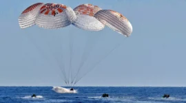 Four Astronauts Splash Down Safely After 27-Hour Return Journey from ISS