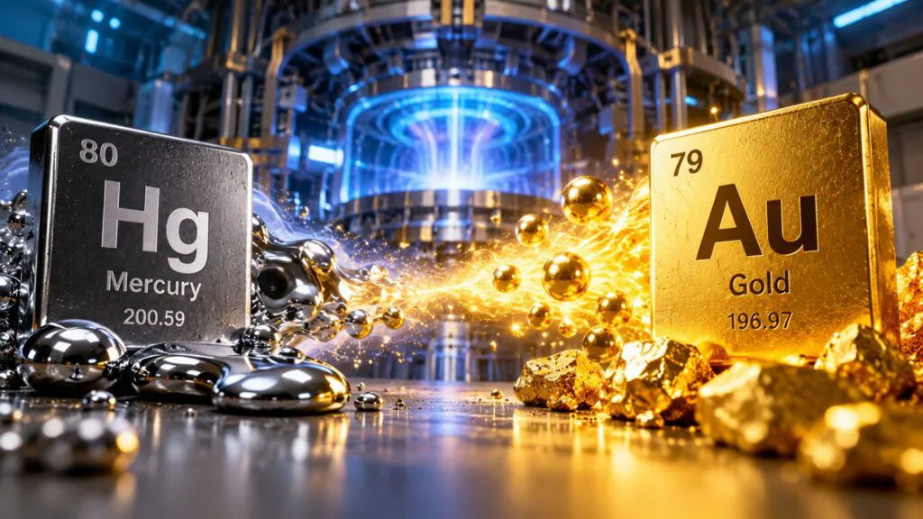Mercury into Gold via Nuclear Fusion- Is it real?